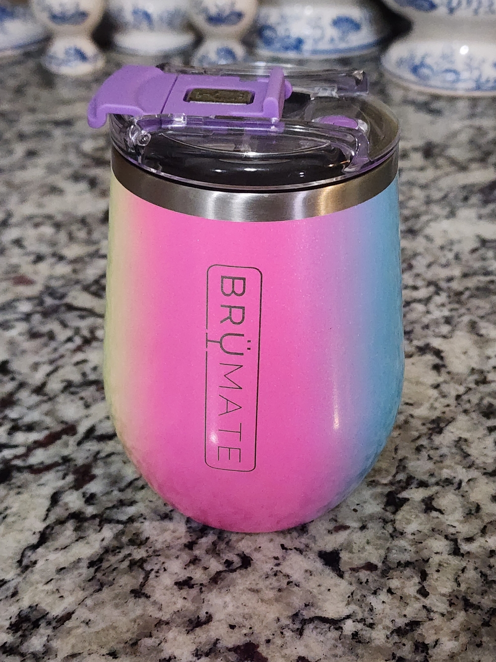 BrüMate Uncork'd Rainbow Ombre Stainless Stemless Wine Tumbler